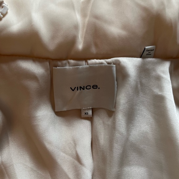 Vince creme / light pink long jacket - Picture 6 of 11